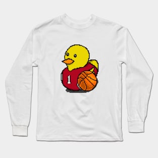 Heat Basketball Rubber Duck Long Sleeve T-Shirt